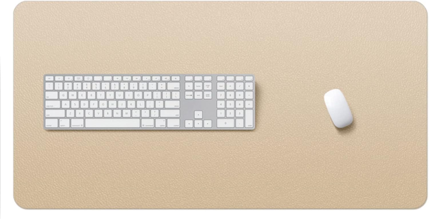 ZPEE Leather Gaming Mouse Pad Large,Extra Large Not-Slip Mouse Mat Water Proof,Short Plush Back Writing Mat for Table Desk Pad Protector-Pink 90x45cm - Image 10