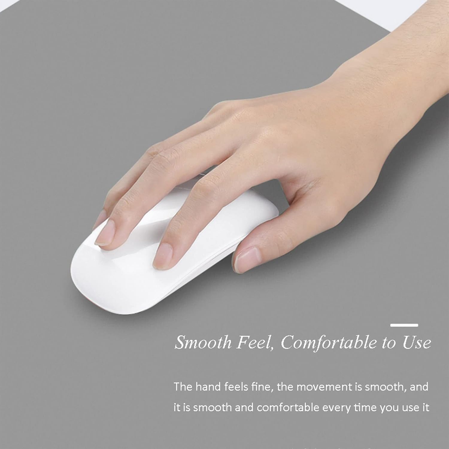 ZPEE Thicken Gaming Mouse Pad Large,Mouse Pads for Desk Gaming Washable Leather Keyboard Mat Table Mat for Desk Writing Mat-White 90x45cm - Image 5