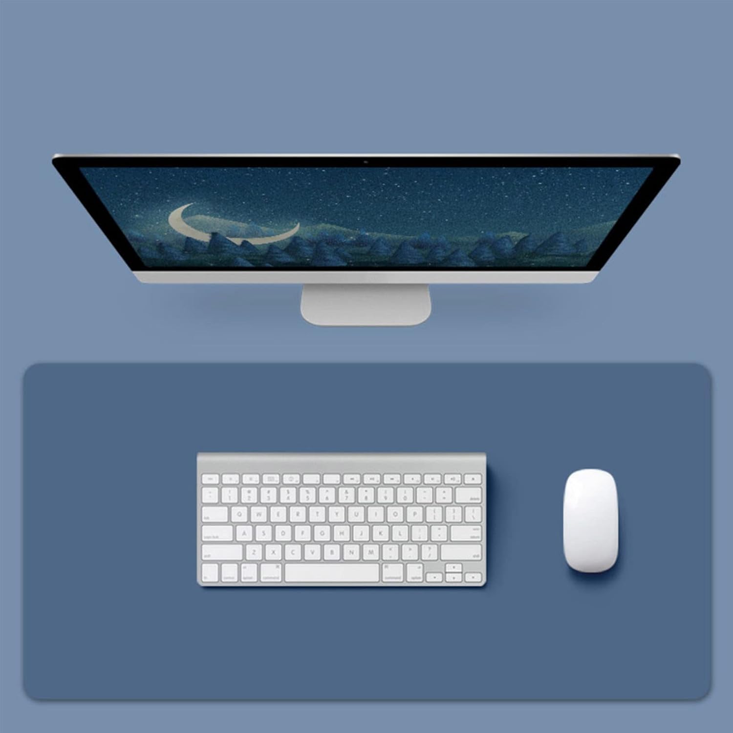 ZPEE Thicken Gaming Mouse Pad Large,Mouse Pads for Desk Gaming Washable Leather Keyboard Mat Table Mat for Desk Writing Mat-White 90x45cm - Image 8