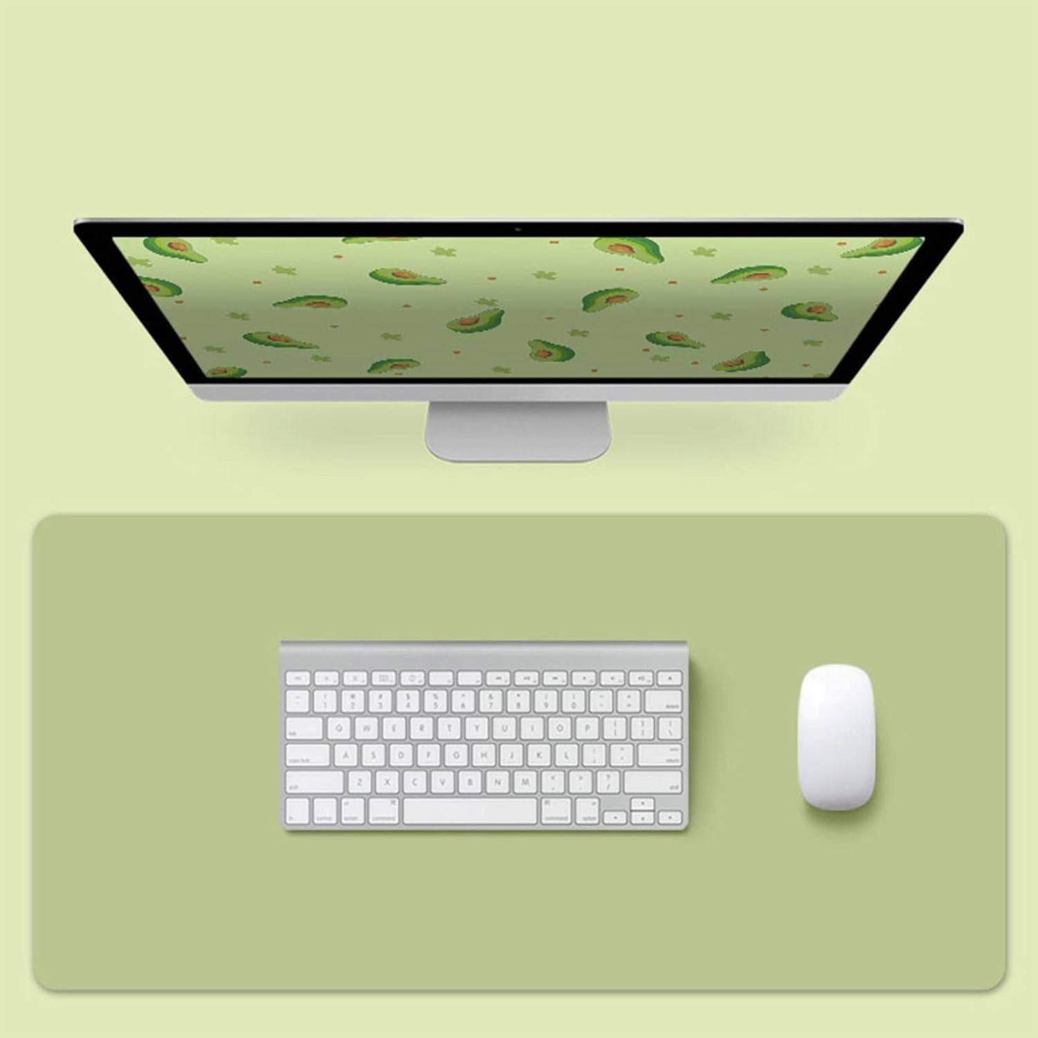 ZPEE Thicken Gaming Mouse Pad Large,Mouse Pads for Desk Gaming Washable Leather Keyboard Mat Table Mat for Desk Writing Mat-White 90x45cm - Image 9