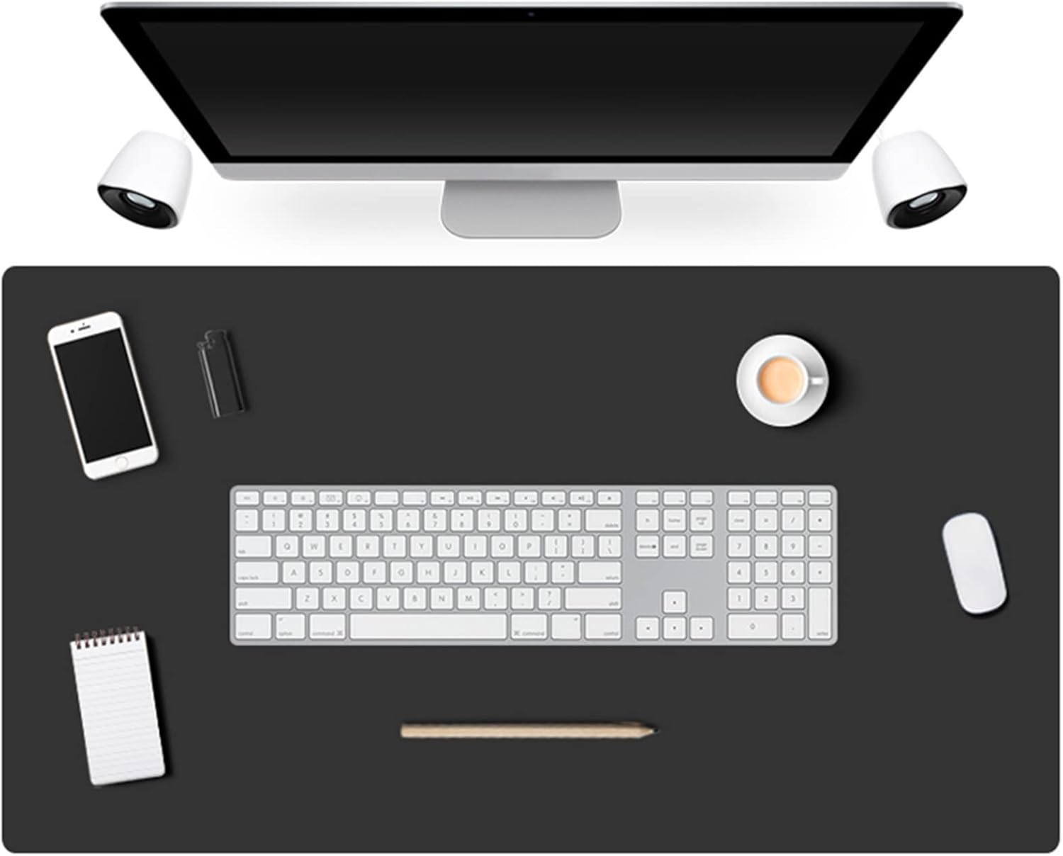 ZPEE Waterproof Mouse Mats for Computer,Not-Slip Gaming Mouse Pad Large Extra Large Writing Mat Study Working Keyboard Mat-H 100x50cm - Image 4